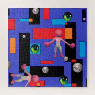 Die Mumie II - Ken Gage Abstrakte Kunst Puzzle