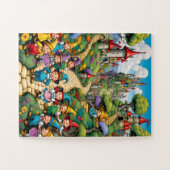 Die Munchkins des Zauberers Oz Puzzle (Horizontal)