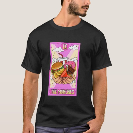 Die Münchner Junk Foods Snacks Hunger Pangs Funny T-Shirt (Vorderseite)