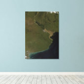 Die Mündung Rio de la Plata Leinwanddruck (Insitu (Holzboden))