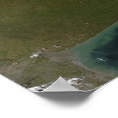 Die Mündung Rio de la Plata Poster (Ecke)