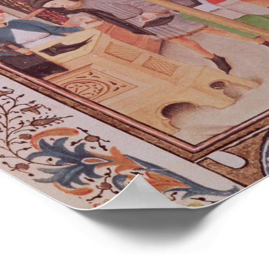 Die Münze Poster (Ecke)