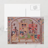 Die Münze Postkarte (Vorne/Hinten)