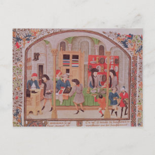 Die Münze Postkarte