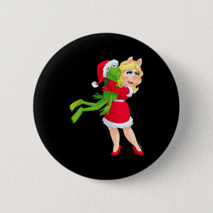 Die Muppets Kermit Miss Ggy Weihnachten Button