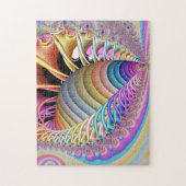 Die Muschel-Fraktal-Kunst Puzzle (Vertikal)