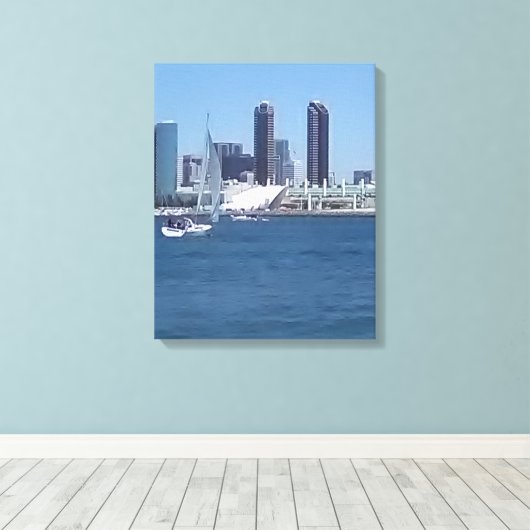 Die Muschel Rady Lavas Print Leinwanddruck (Insitu (Holzboden))