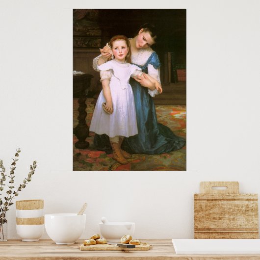 Die Muschel von William Bouguereau Poster (Küche)