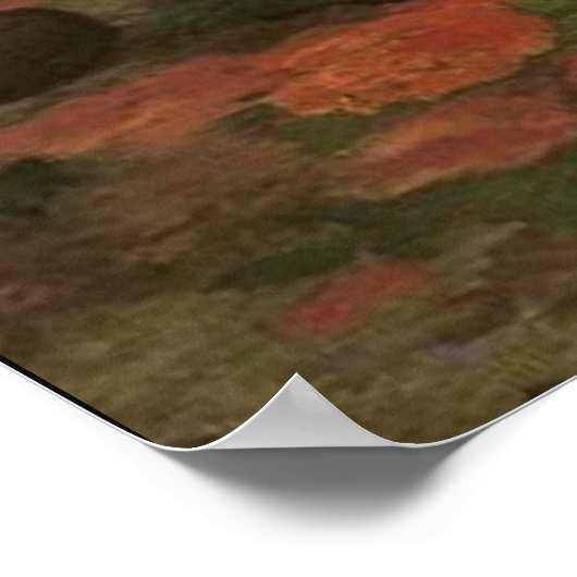 Die Muschel von William Bouguereau Poster (Ecke)