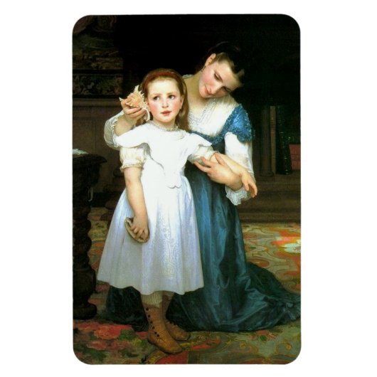 "Die Muschel" William-Adolphe Bouguereau Magnet (Vertikal)