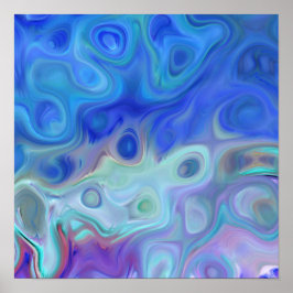 Die Muse abstrakt 3 Poster