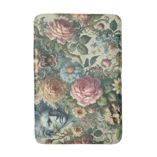 Die Muse Cerulean - gotisch Viktorianisch Badematte (Vorderseite Vertikal)