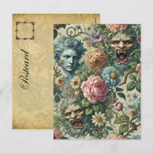 Die Muse Cerulean - gotisch Viktorianisch Feiertagspostkarte