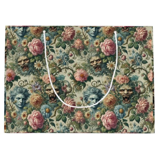 Die Muse Cerulean - gotisch Viktorianisch Große Geschenktüte (Vorderseite)