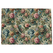 Die Muse Cerulean - gotisch Viktorianisch Große Geschenktüte (Rückseite)