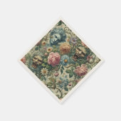 Die Muse Cerulean - gotisch Viktorianisch Serviette (Ecke)