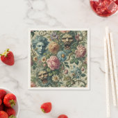 Die Muse Cerulean - gotisch Viktorianisch Serviette (Beispiel)