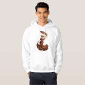 "Die Muse der Fluidität" – Künstlerische Feder Göt Hoodie (Vorne ganz)