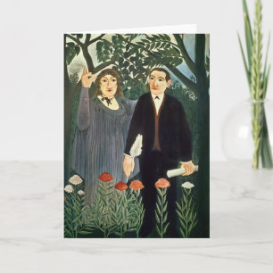 Die Muse Inspirierte den Dichter, 1909 Karte