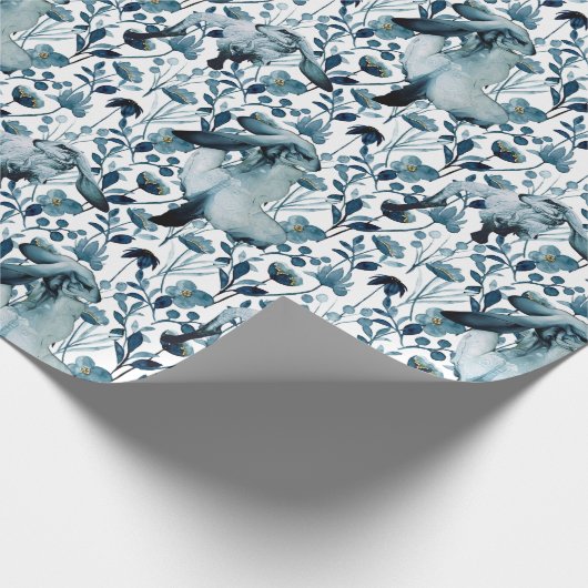 Die Muse Moonlight Hare Geschenkpapier (Ecke)