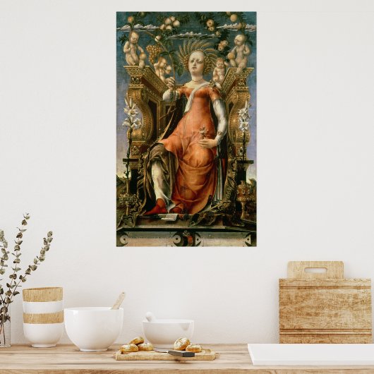 Die Muse Thalia Poster (Küche)