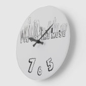 Die Muse-Wanduhr Große Wanduhr (Winkel)