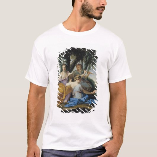 Die Musen, Clio, Euterpe und Thalia, c.1652-55 T-Shirt (Vorderseite)
