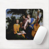 Die Musen Melpomene, Erato und Polymnia, 1652-55 Mousepad (Mit Mouse)
