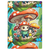 "Die Mushroom-Nachbarschaft" Klemmbrett (Rückseite)