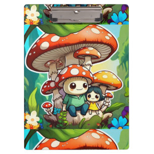 "Die Mushroom-Nachbarschaft" Klemmbrett