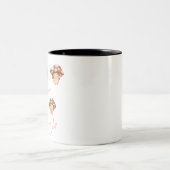 Die Mushroom-Tasse Zweifarbige Tasse (Mittel)