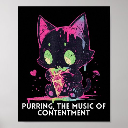 Die Musik des Inhalts Niedliche Fun Stoic Ca Poster (Vorne)