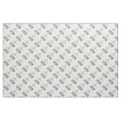 Die Musik des Lebens im EKG-Elektrokardiogramm Stoff (Yard (91,4 cm))