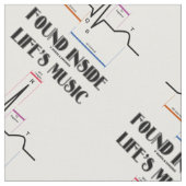 Die Musik des Lebens im EKG-Elektrokardiogramm Stoff (Nahaufnahme)