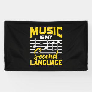 Die Musik des Lehrers ist meine zweite Sprache Banner