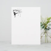 Die Musik folgt der Ballerina (Stehend Vorderseite)