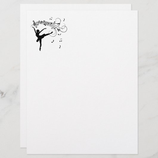Die Musik folgt der Ballerina (Vorne/Hinten)