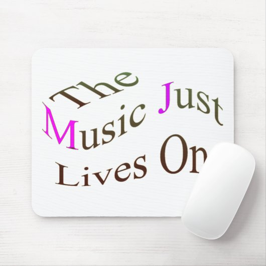 Die Musik-gerade Leben an Mousepad (Mit Mouse)