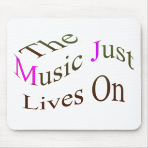 Die Musik-gerade Leben an Mousepad
