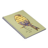 Die Musik gibt meinem Soul den Bird Notizblock (Rechte Seite)