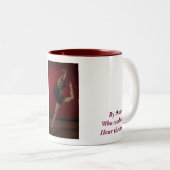 Die Musik hörte nicht Zweifarbige Tasse (VorderseiteRechts)