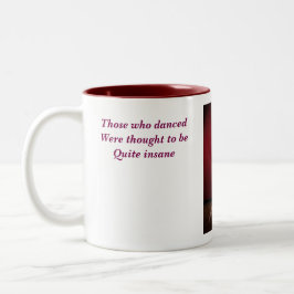 Die Musik hörte nicht Zweifarbige Tasse