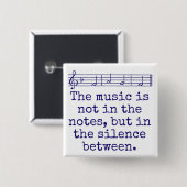 Die Musik ist nicht in den Notizen - Musikangebot Button (Vorne & Hinten)