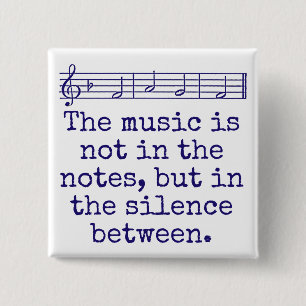 Die Musik ist nicht in den Notizen - Musikangebot Button