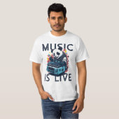 die Musik lebt weiter T-Shirt (Vorne ganz)