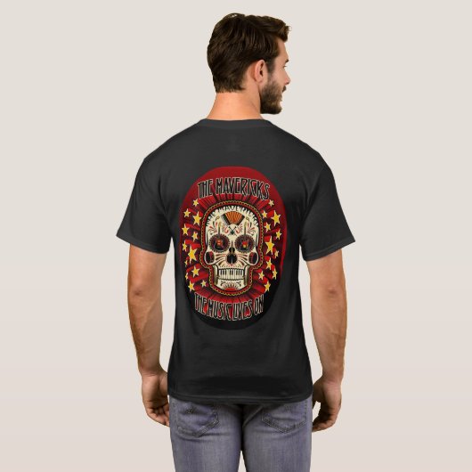 Die Musik lebt weiter T-Shirt (Schwarz voll)