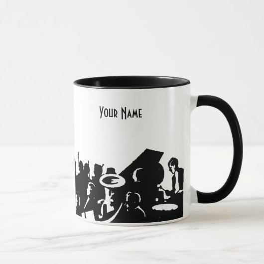 Die Musik leiten - personalisierte Tasse (Rechts)