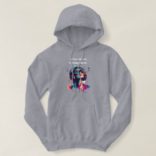"Die Musik nimmt mich, das Gefühl hält mich" Musik Hoodie