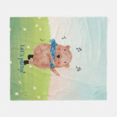 Die Musik sehen, den Tanz hören Fleecedecke (Vorderseite (Horizontal))