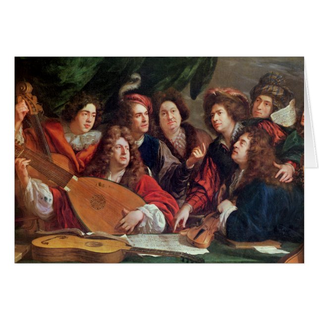 Die musikalische Gesellschaft, 1688 (Vorderseite (Horizontal))